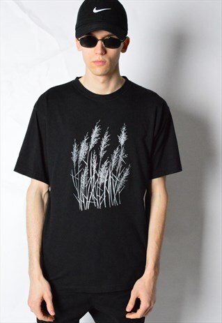 VINTAGE 90S BLACK NATURE T-SHIRT