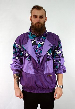 VINTAGE 80' AWESOME TRACKSUIT THE PHENOMENAL NECKLINE/COLLAR