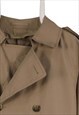 VINTAGE 90'S LONDON FOG TRENCH COAT LONG BUTTON UP TAN BROWN