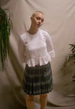 Vintage 90's Tartan wool skirt