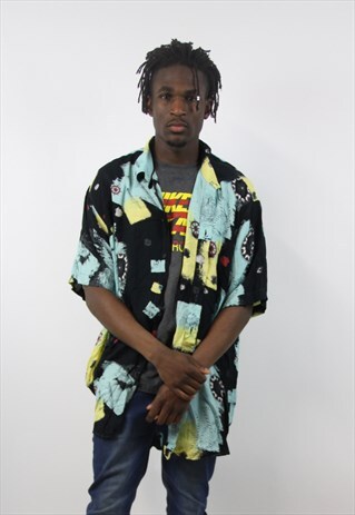 VINTAGE FUNKY PATTERNED SHIRT
