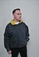 90S SPORT REVERSIBLE JACKET, CASUAL FALL CROPPED JACKET 