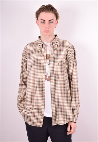 BARBOUR MENS VINTAGE SHIRT XXL MULTI 90S