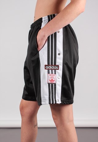 VINTAGE 90'S ADIDAS TRACKSUIT POPPERS SHORTS ASM2369