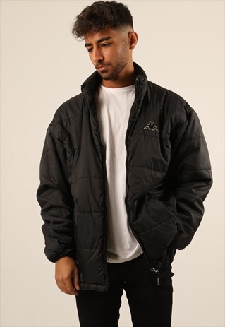 VINTAGE KAPPA FLEECE- LINED PADDED JACKET