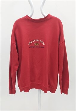 00s The Sweater Shop Sweatshirt Red