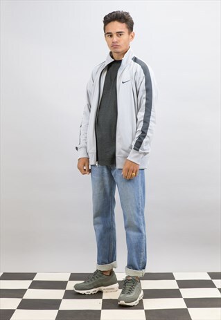 GREY NIKE TRACK JACKET