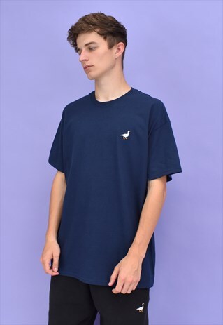 G&G UNISEX NAVY GOOSE S/S TEE