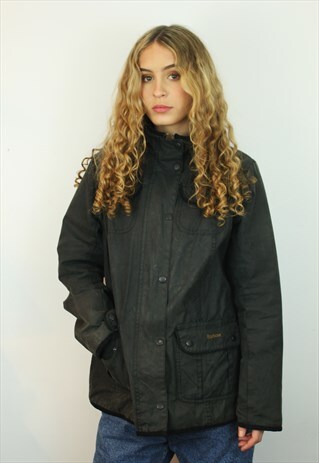 CLASSIC BARBOUR WAX JACKET, LARGE