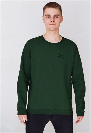 GREEN ELEPHANT SWEATSHIRT