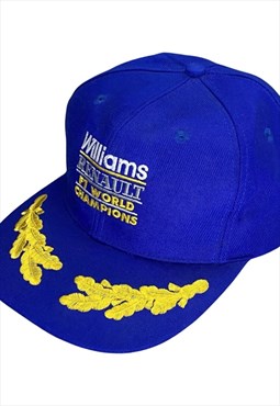 F1 Champion Renault Williams Blue Vintage Cap