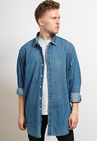 VINTAGE RALPH LAUREN DENIM SHIRT