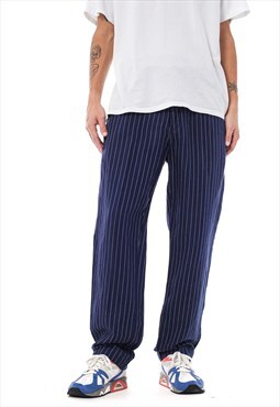Vintage POLO RALPH LAUREN Pants Striped Blue