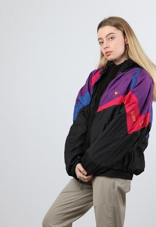 VINTAGE LE COQ SPORTIF MEDIUM PURPLE LIGHTWEIGHT JACKET