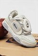 CHUNKY SOLE SNEAKERS RETRO SPORT SHOES SKATER TRAINERS GREY
