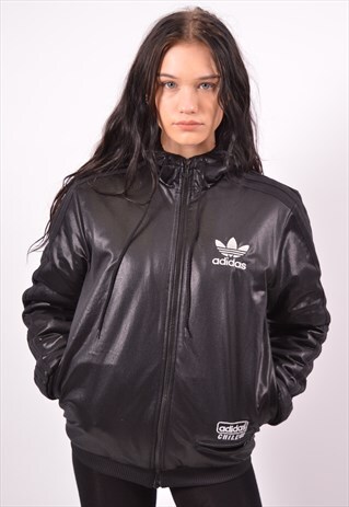 VINTAGE ADIDAS JACKET BLACK