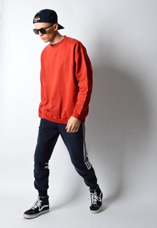 VINTAGE 90S RUSTIC ORANGE WRANGLER SWEATSHIRT JUMPER