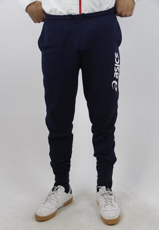 VINTAGE ASICS NAVY RUNNING BOTTOMS