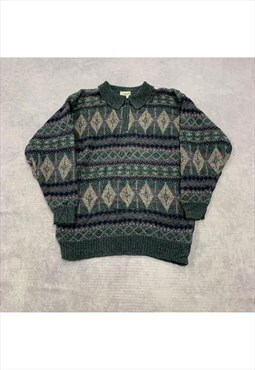 Vintage Burton Knitted Jumper Men's L