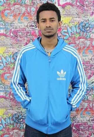 VINTAGE 90S ADIDAS UNISEX TRACK JACKET. BRANDED SPORTSWEAR.