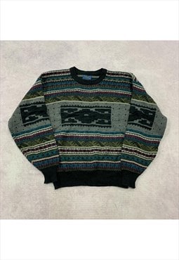 Vintage Knitted Jumper Men's L