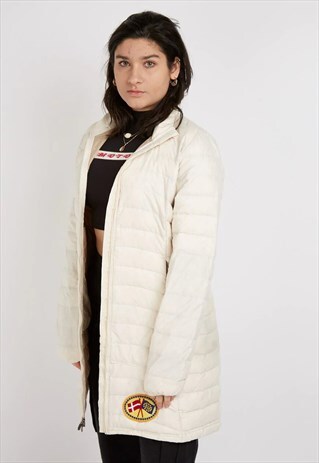 VINTAGE CREAM PATAGONIA PUFFER JACKET