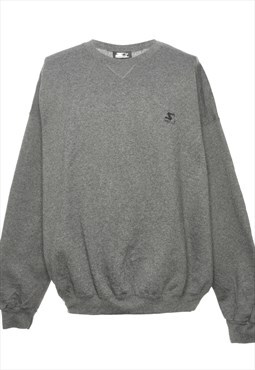 Vintage Dark Grey Starter Plain Sweatshirt - M