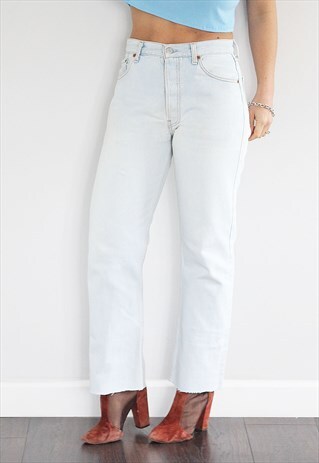 VINTAGE 1990S LEVI'S 501 WAISTED CUT OFF JEANS