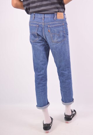 VINTAGE LEVI'S 63STRAIGHT JEANS BLUE