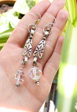 BOHO VINTAGE CRYSTAL EARRINGS