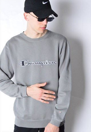 VINTAGE 90S GREY CHAMPION SWEATSHIRT