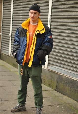 VINTAGE 90S TOMMY HILFIGER PUFFER JACKET