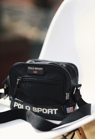 RARE VINTAGE POLO RALPH LAUREN CROSS BODY SIDE BAG