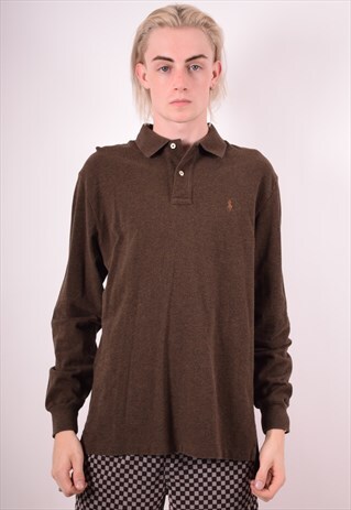 POLO RALPH LAUREN MENS VINTAGE POLO SHIRT MEDIUM 90S