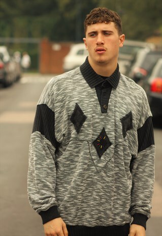 RETRO / 80'S / ABSTRACT JUMPER