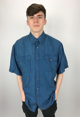 90S VINTAGE SILK FESTIVAL SHIRT