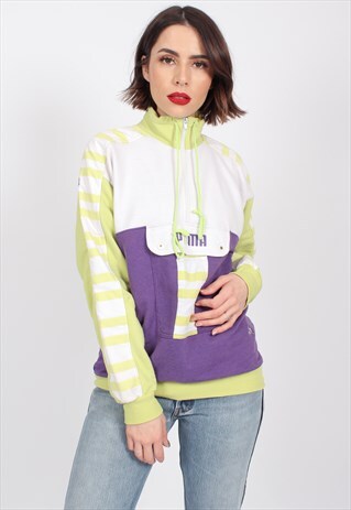 VINTAGE PUMA 1/4 FLEECE ASM2287