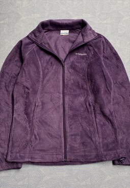 Purple Columbia Fleece Jacket Women's Small