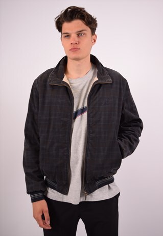VINTAGE AUSTRALIAN BOMBER JACKET CHECK MULTI