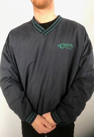 VINTAGE BOSTON CHEERS WATERPROOF SWEATSHIRT