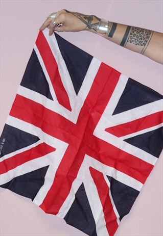 UNION JACK BLUE WHITE RED HEAD NECK SCARF BANDANA