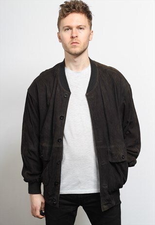 VINTAGE SUEDE BOMBER JACKET