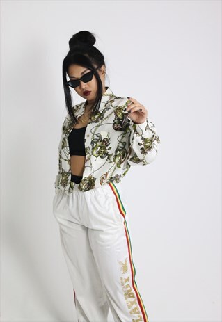 VINTAGE SILKY 90S OG PRINTED SHIRT