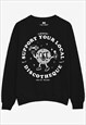 Support Your Local Discotheque Unisex Black Sweatshirt 