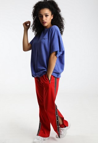90S NIKE EMBROIDERED LOGO CROPPED ARMS SWEATSHIRT