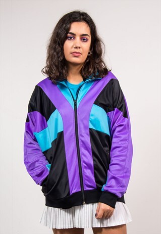 90'S VINTAGE COLOURBLOCK TRACKSUIT JACKET