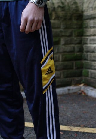 VINTAGE ADIDAS POPPER TRACKSUIT BOTTOMS