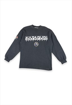 Napapijri vintage 90s spell out sweatshirt