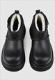 ROUND TOE ANKLE BOOTS EDGY CATWALK SHOES GOING OUT SNEAKERS