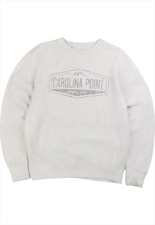 VINTAGE 90'S BLUE SWEATSHIRT CAROLINA POINT CREWNECK